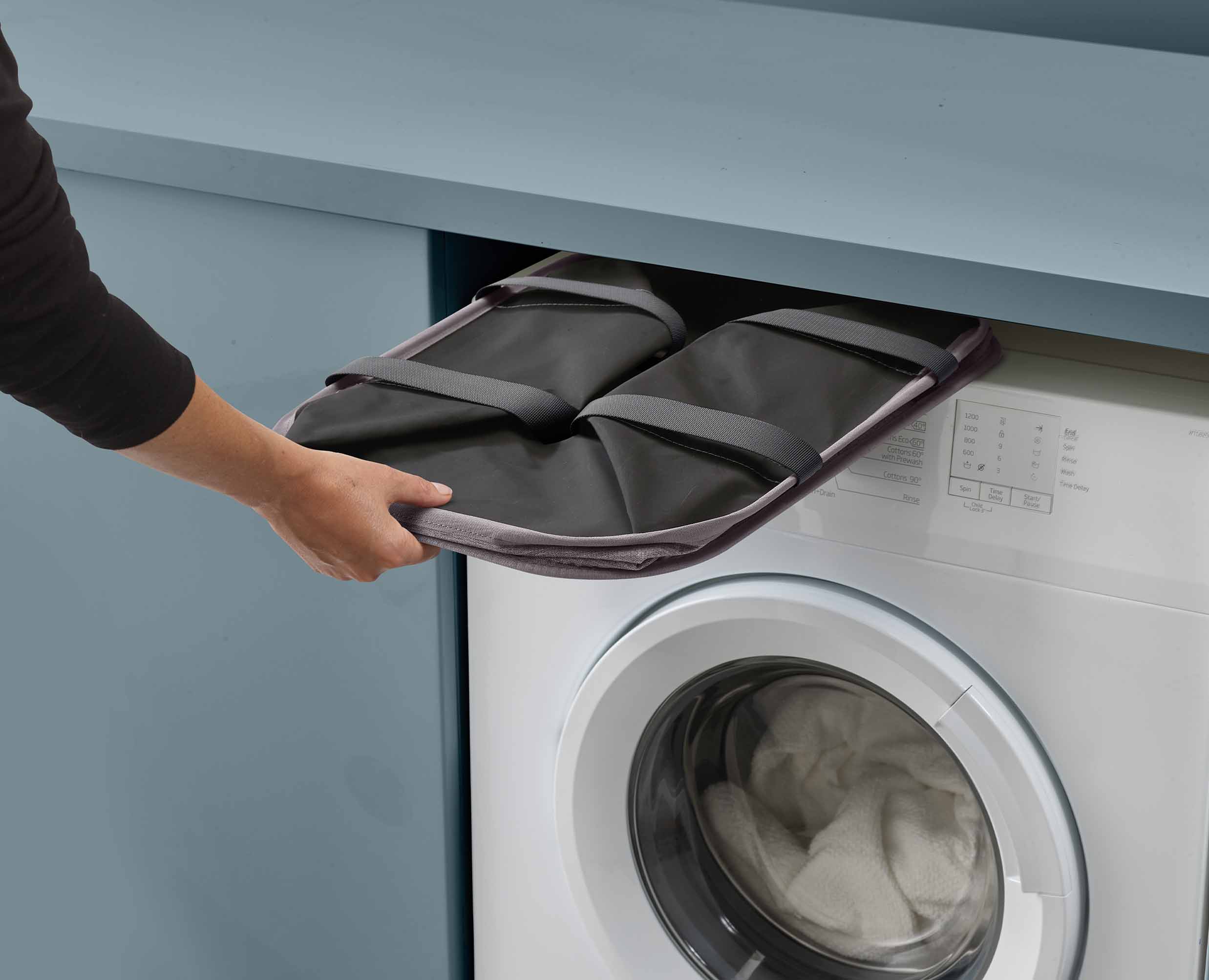 Panier à Linge Pliable 55L Gris Hold-All™ Max - Image 6