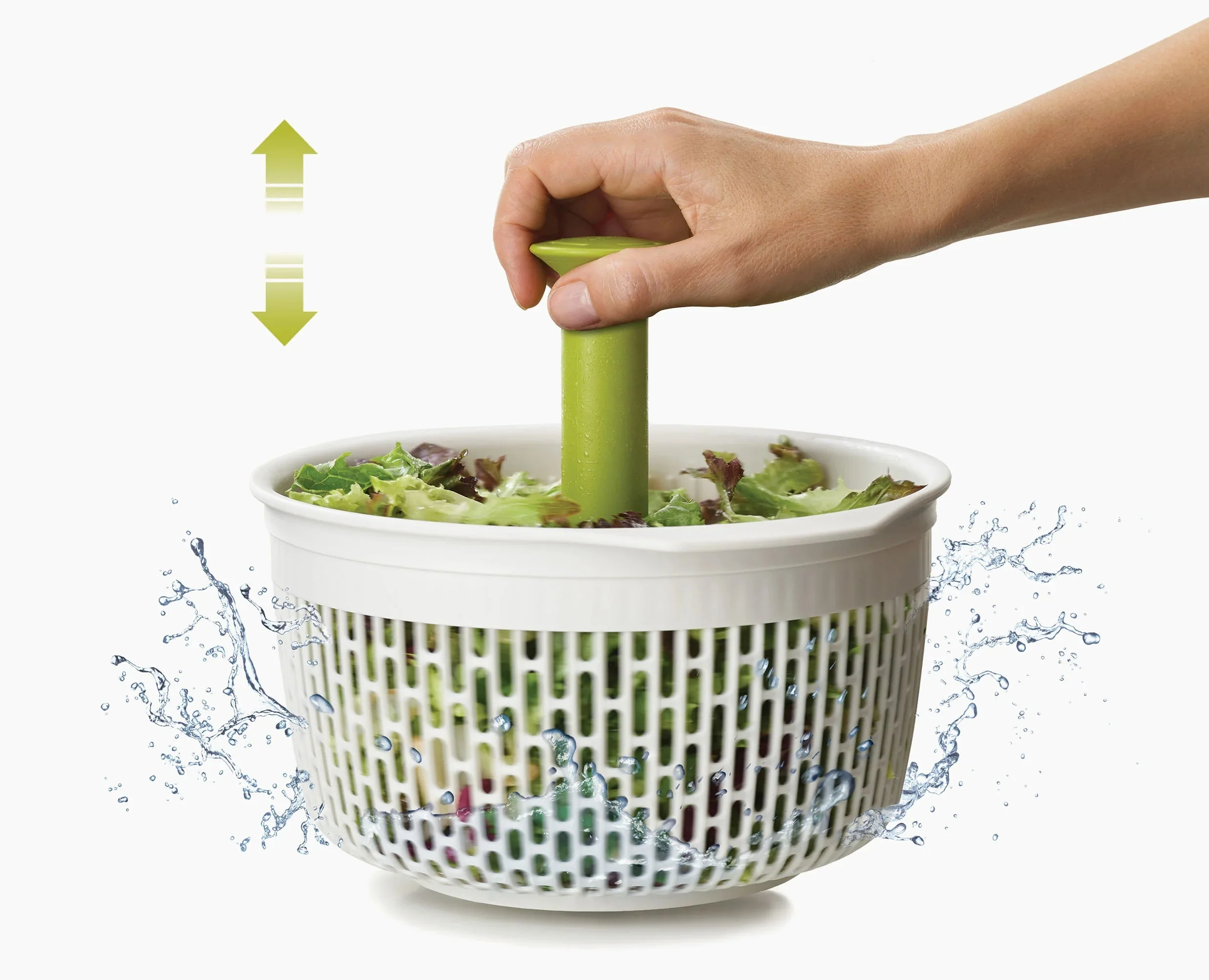 Essoreuse à Salade et Passoire 2-en-1 en Vert Spindola™ - Image 7