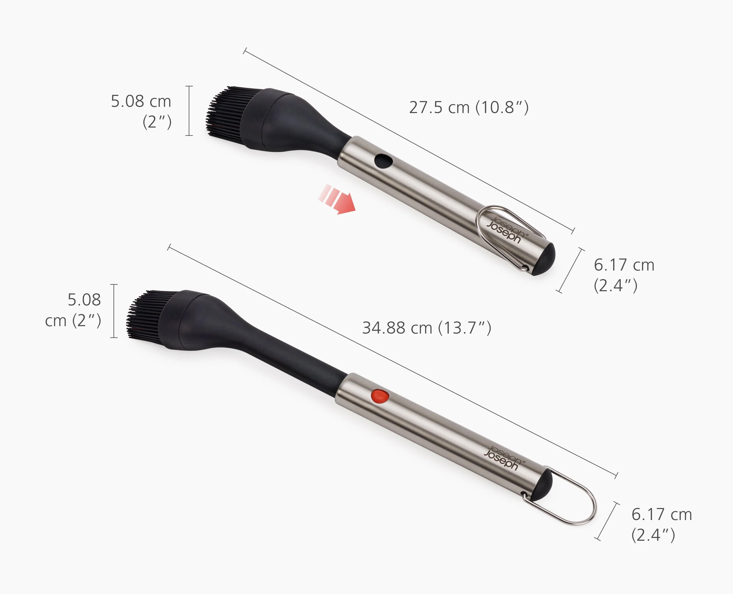 Pinceau Barbecue Rétractable en Silicone GrillOut™ - Image 7