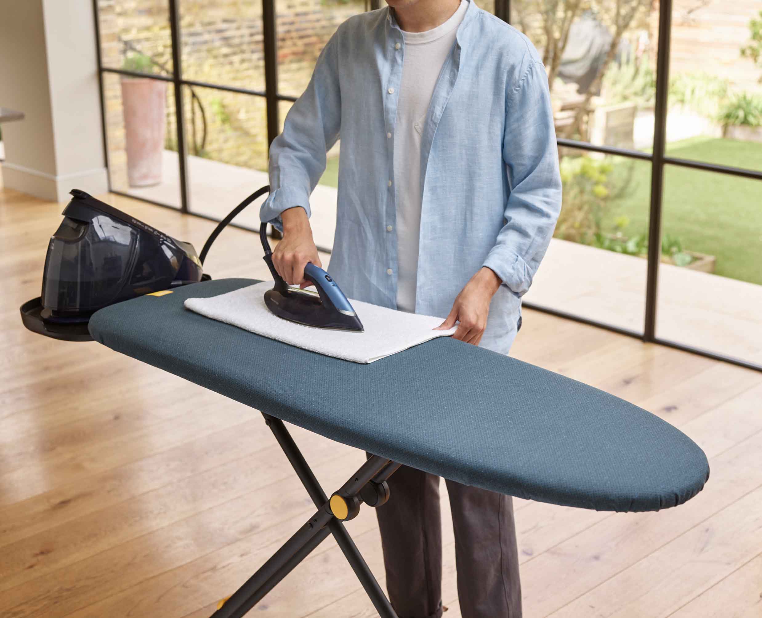 Table à Repasser Bleue 135cm Glide Max Plus - Image 3
