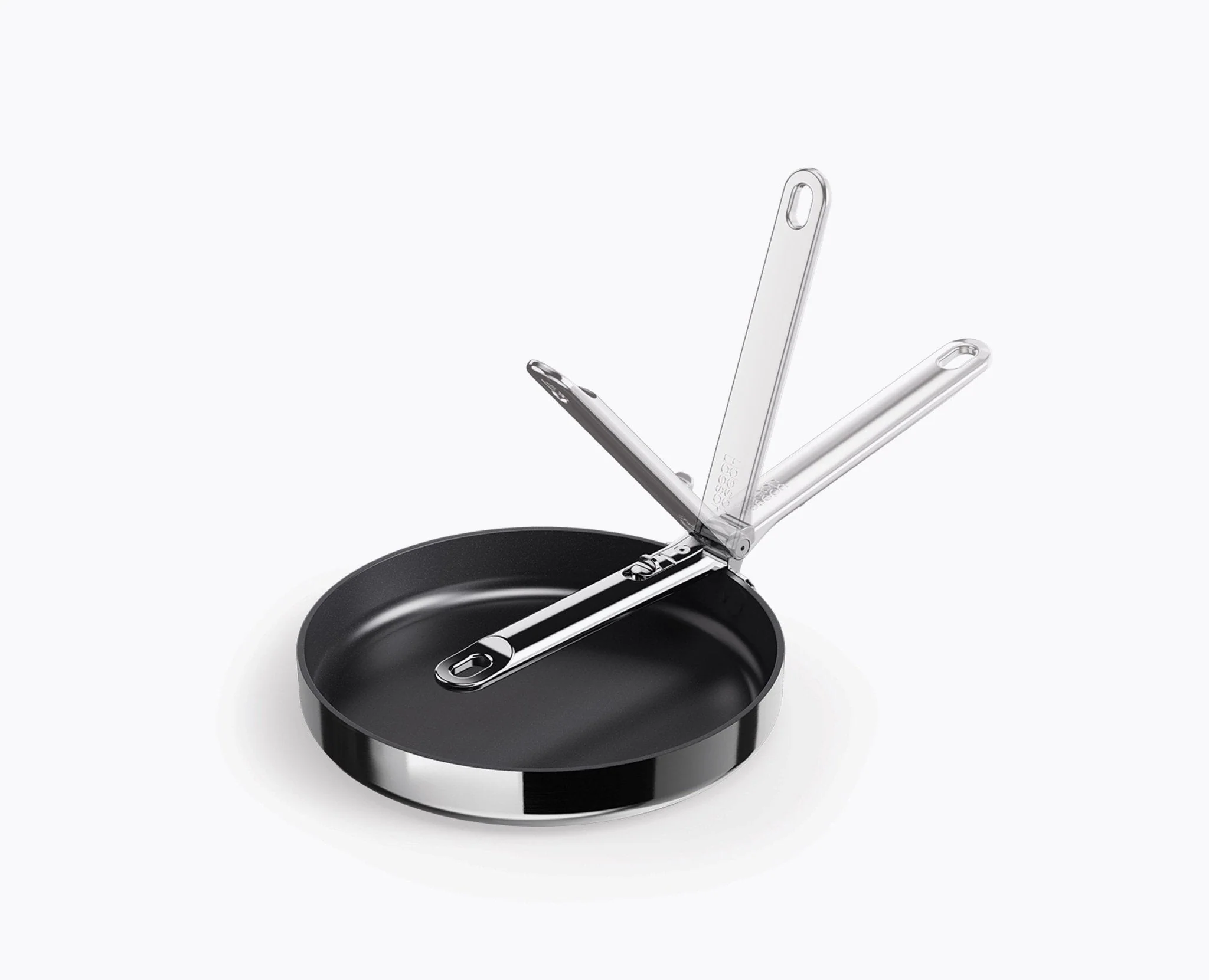 Poêle à Frire Antiadhésive en Inox de 24cm Space Steel