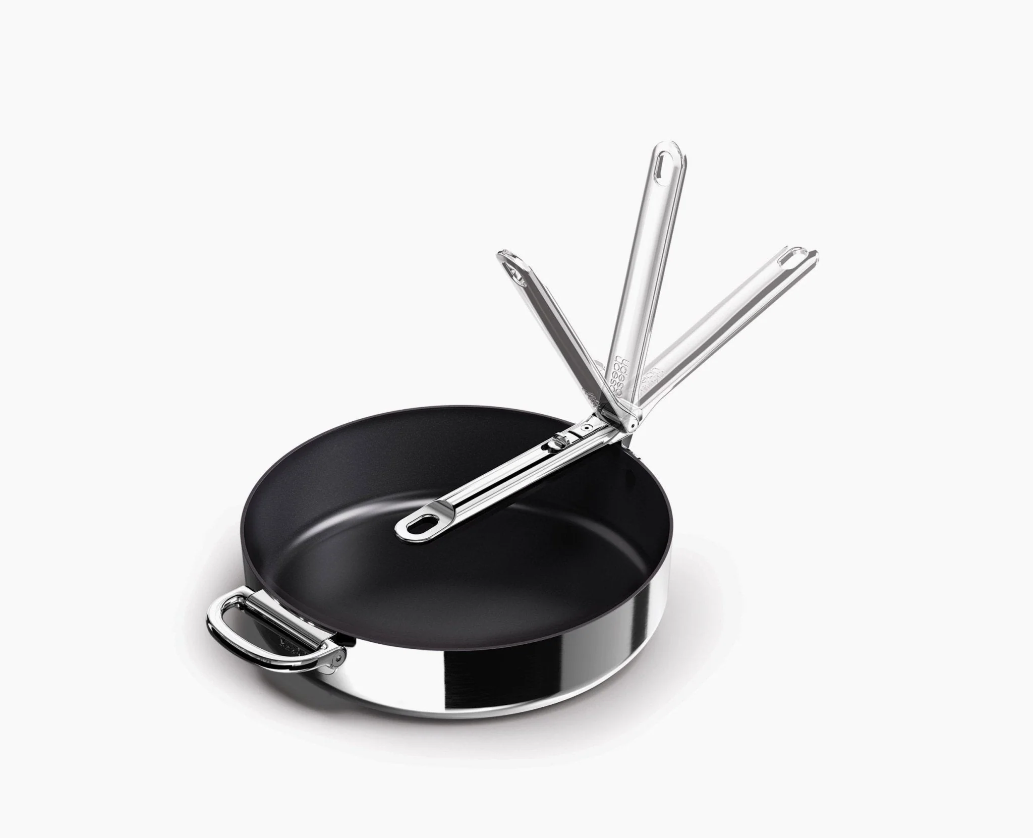 Poêle à Frire Antiadhésive Inox de 28 cm Space Steel
