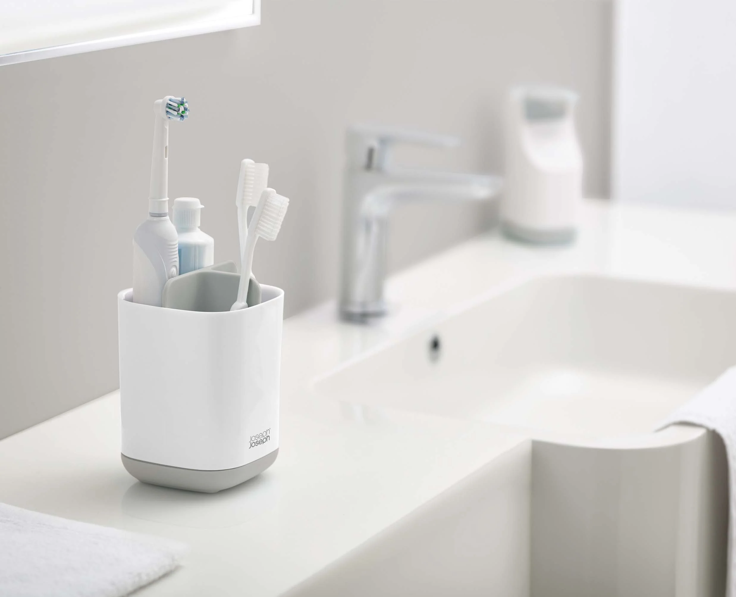 Porte Brosses à Dents Gris EasyStore™ - Image 3