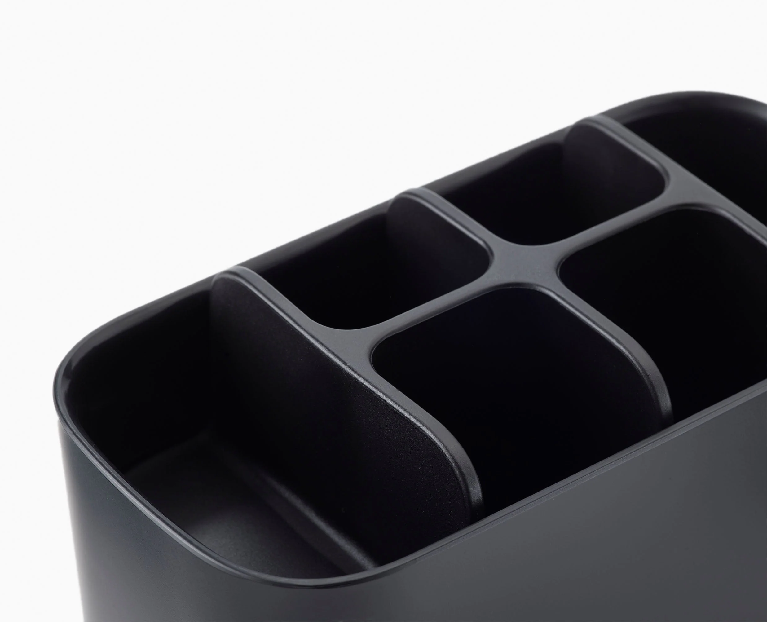 Grand Porte Brosses à Dents Noir Mat EasyStore™ - Image 6