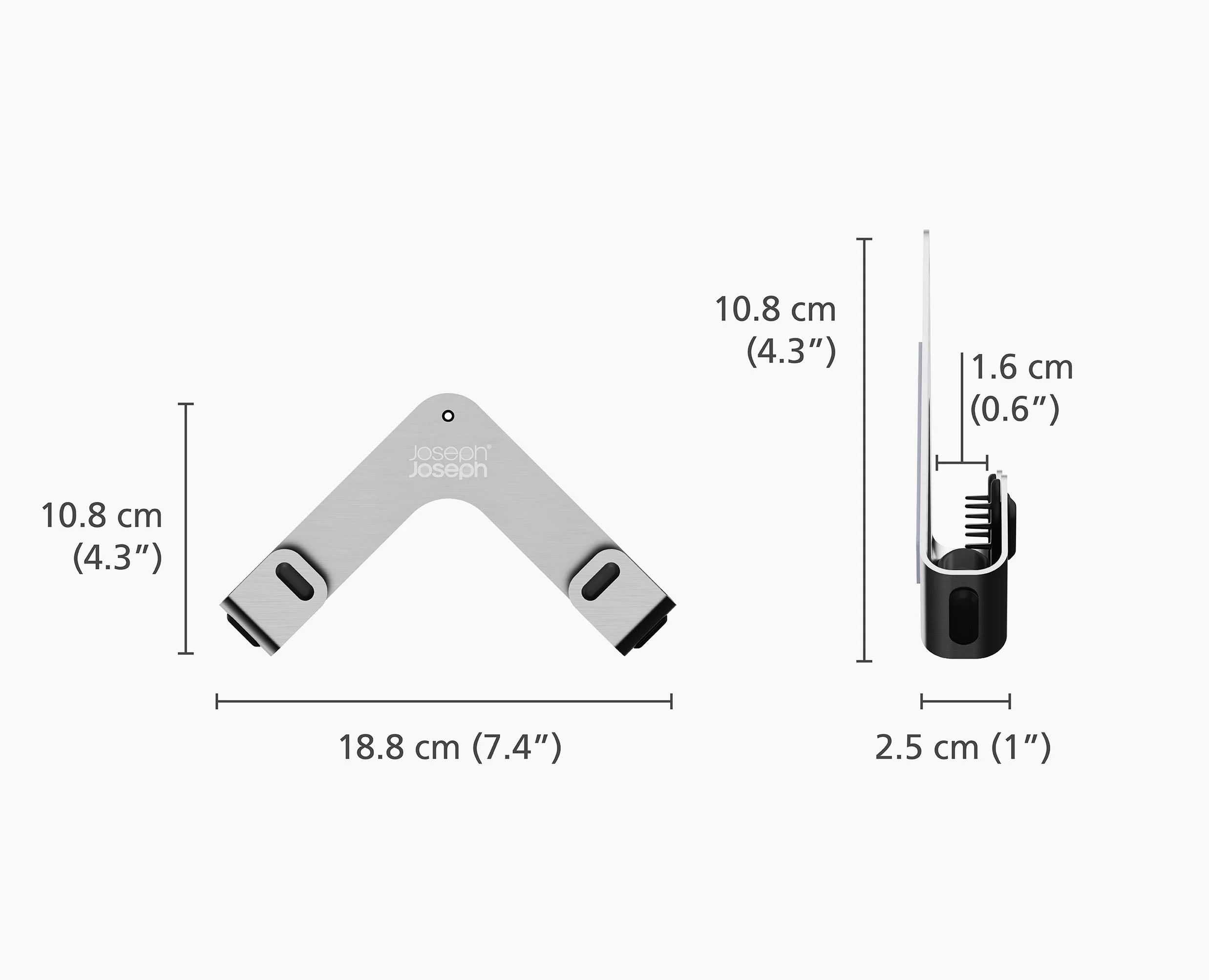 Support de Porte-couvercles de Casseroles Space™ en Acier Inoxydable pack de 2 - Image 5