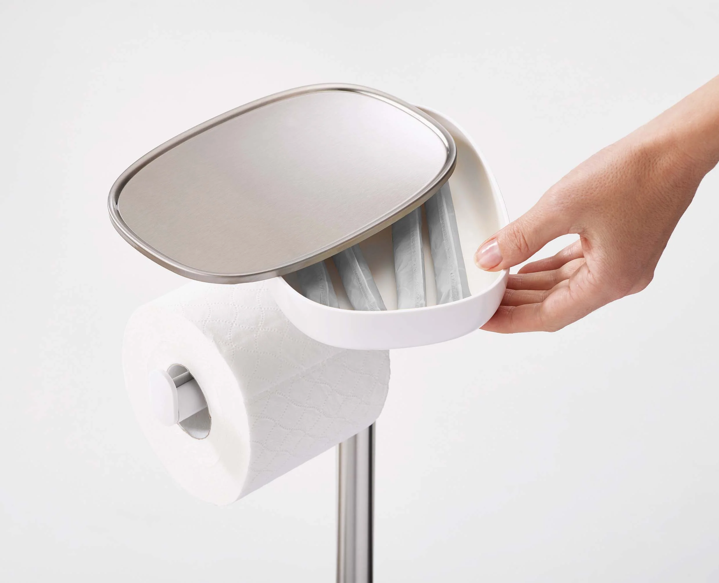 Set Porte Papier-Toilette Et Brosse WC EasyStore™ Plus - Image 4