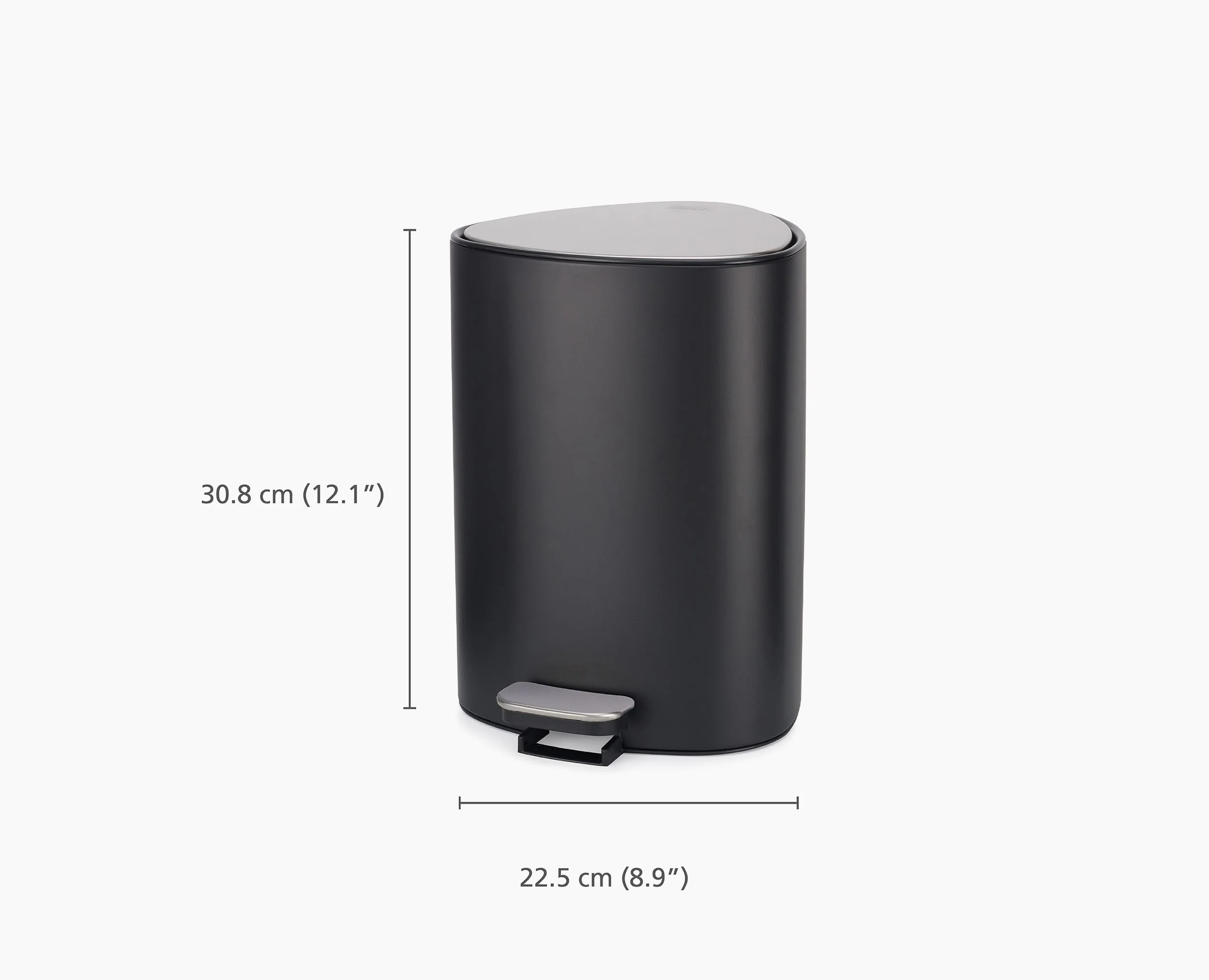 Poubelle Salle de Bain Noire à Pédale 5L EasyStore™ - Image 7
