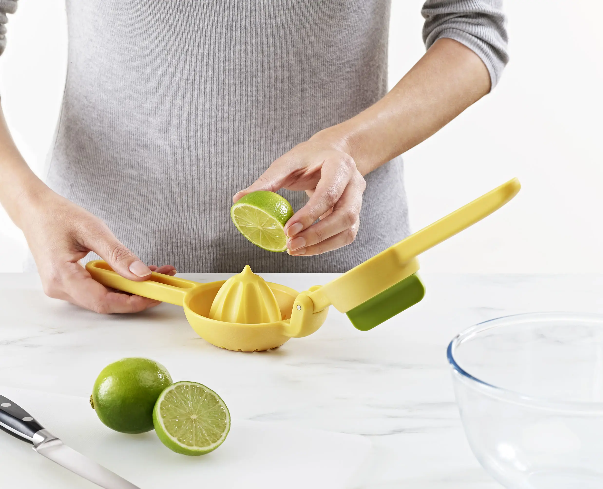 Presse-Agrumes Manuel Compact Jaune JuiceMax™ - Image 4