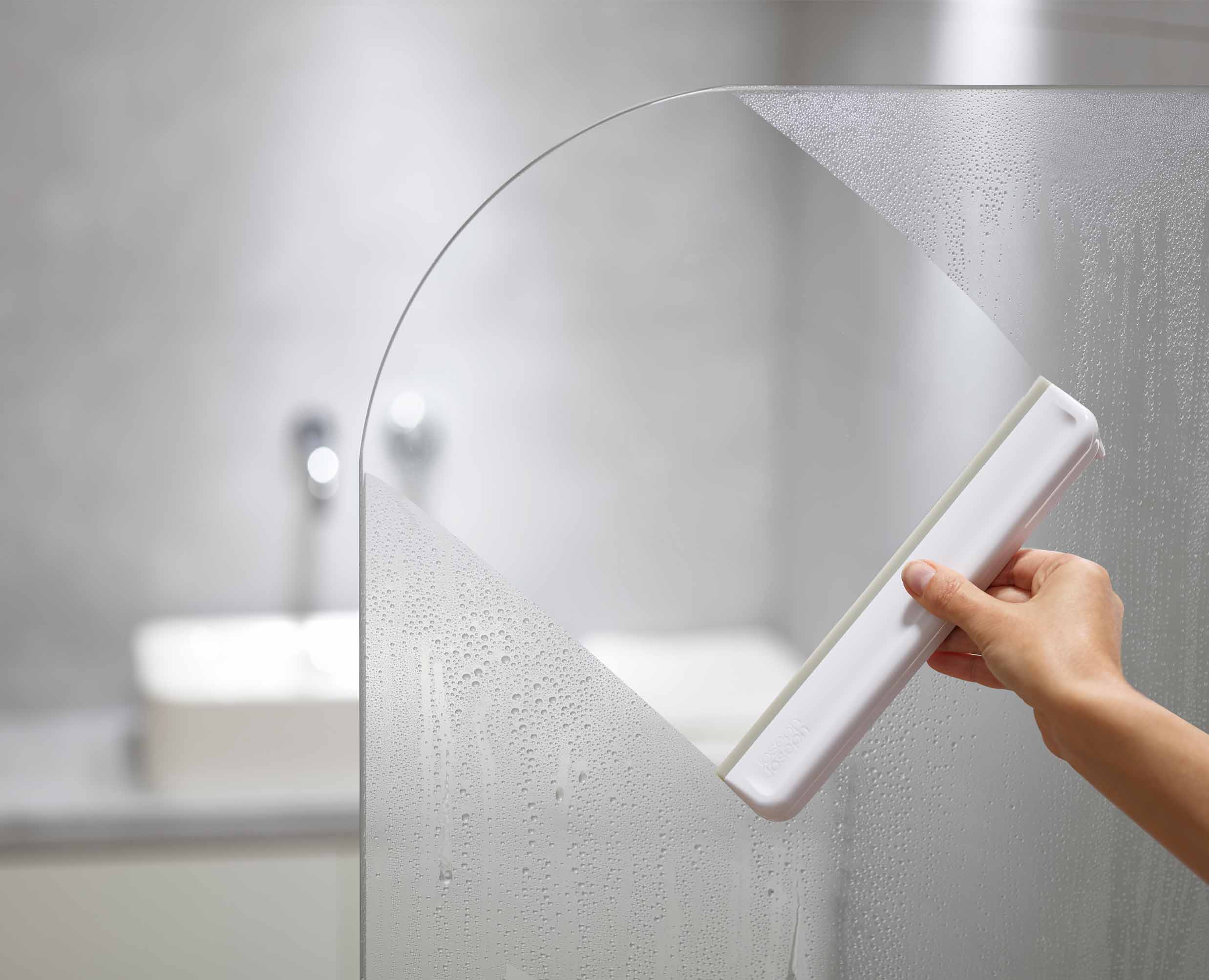 Raclette de Douche Compacte Blanche EasyStore™ - Image 3