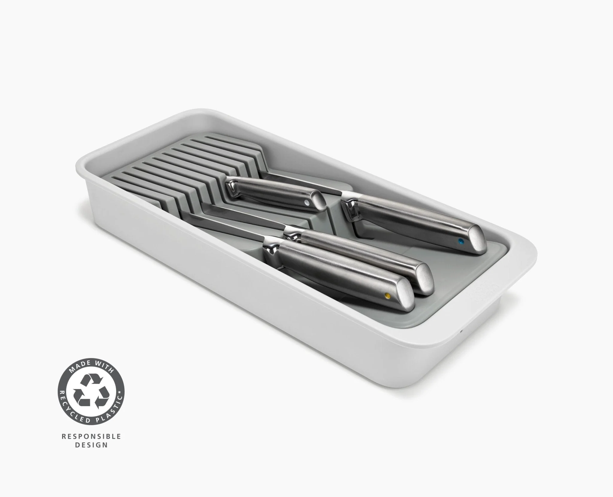 Range-Couteaux Recyclé Compact à 2 Niveaux Drawerstore™
