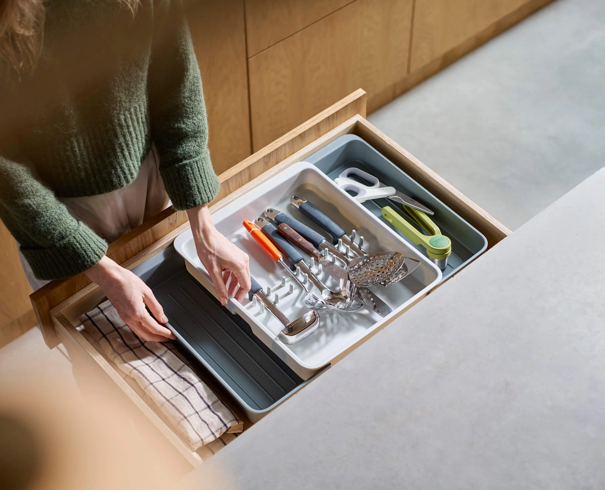 Range-Ustensiles de Cuisine Extensible et Recyclé Drawerstore™ - Image 3