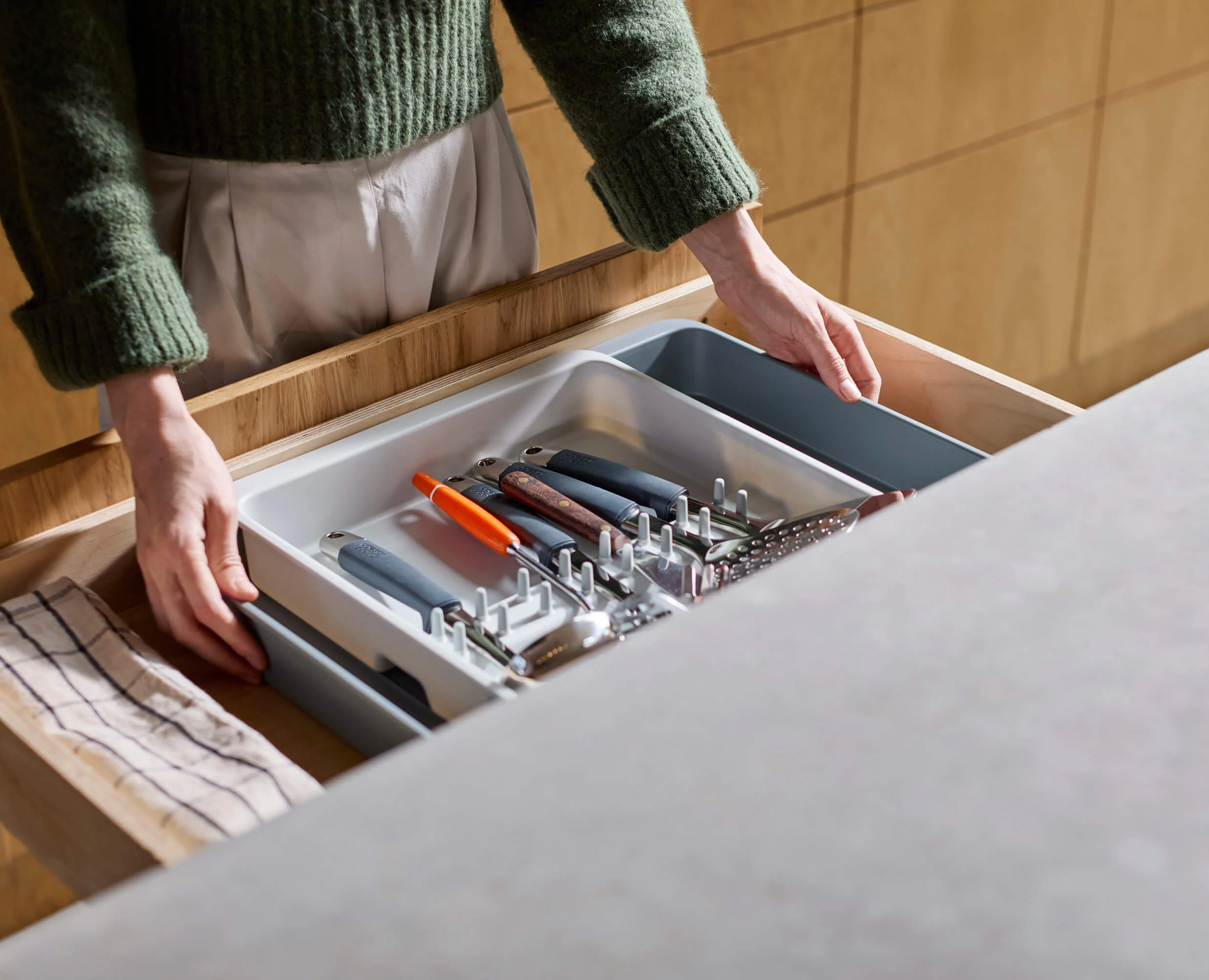 Range-Ustensiles de Cuisine Extensible et Recyclé Drawerstore™ - Image 4