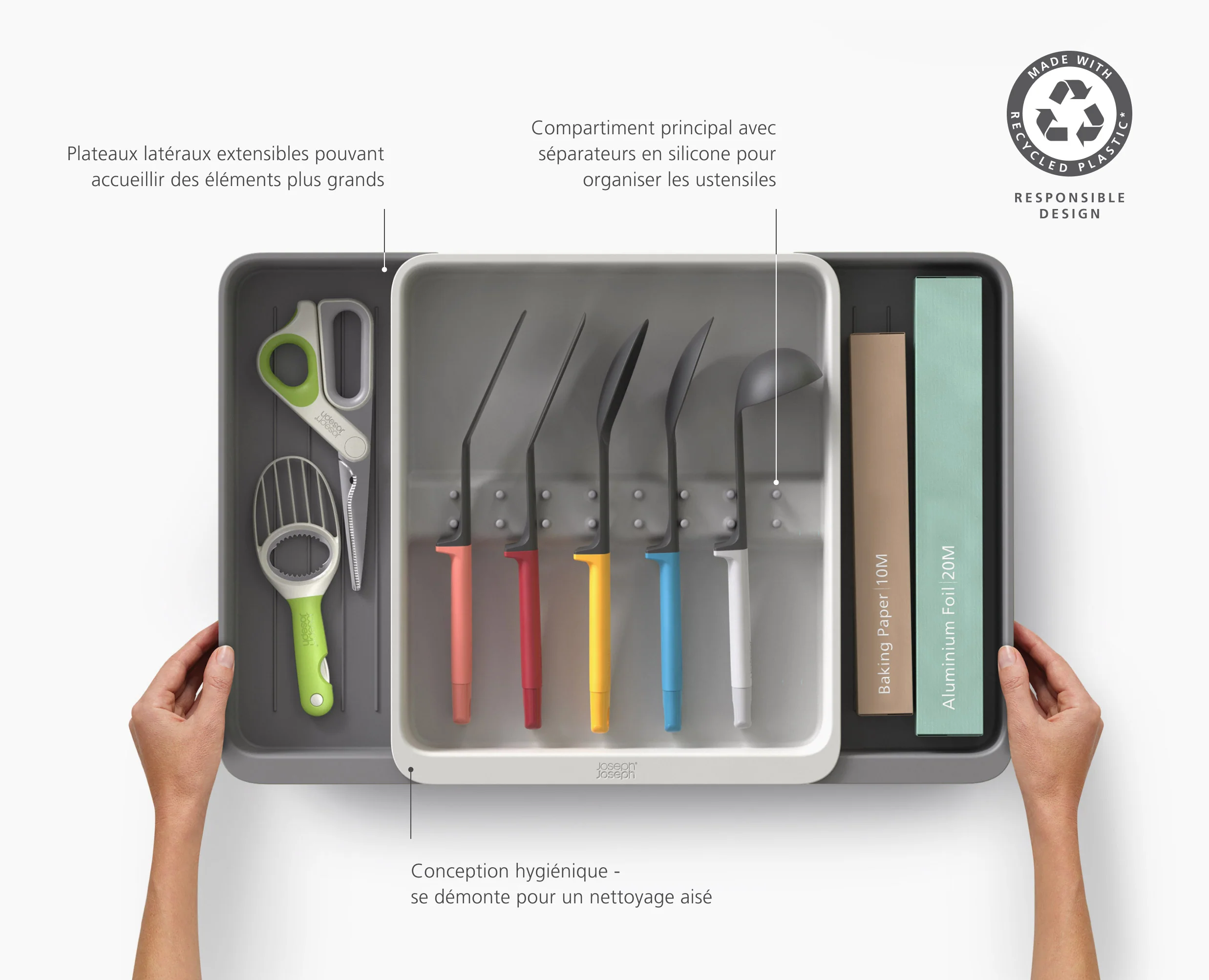 Range-Ustensiles de Cuisine Extensible et Recyclé Drawerstore™ - Image 6