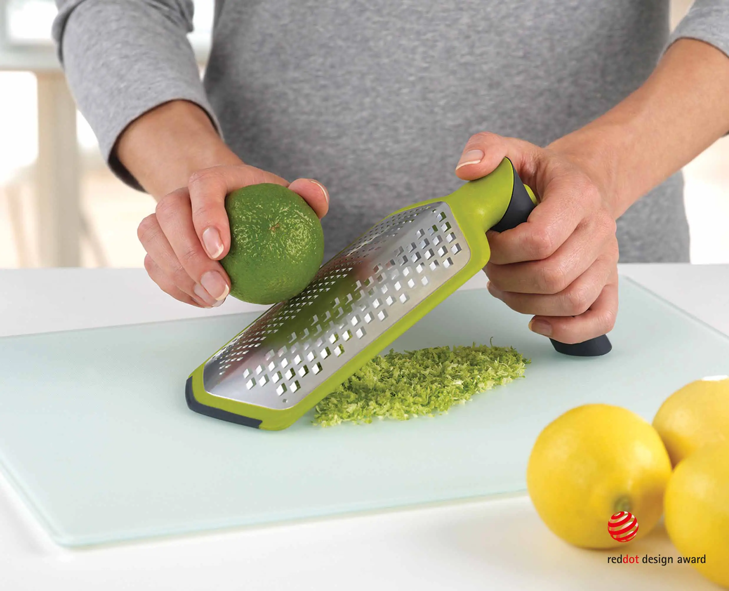Râpe Double avec Récupérateur Verte Twist Grater™ - Image 3