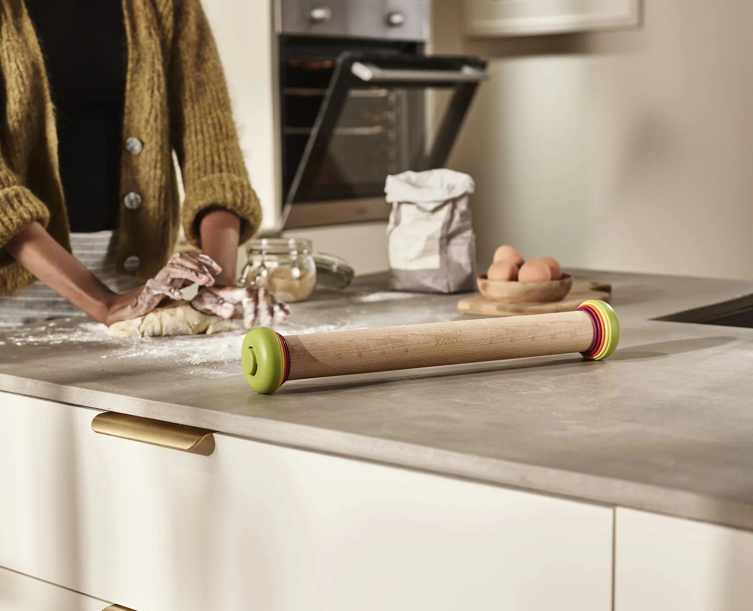 Rouleau à pâtisserie réglable PrecisionPin™ - Image 3