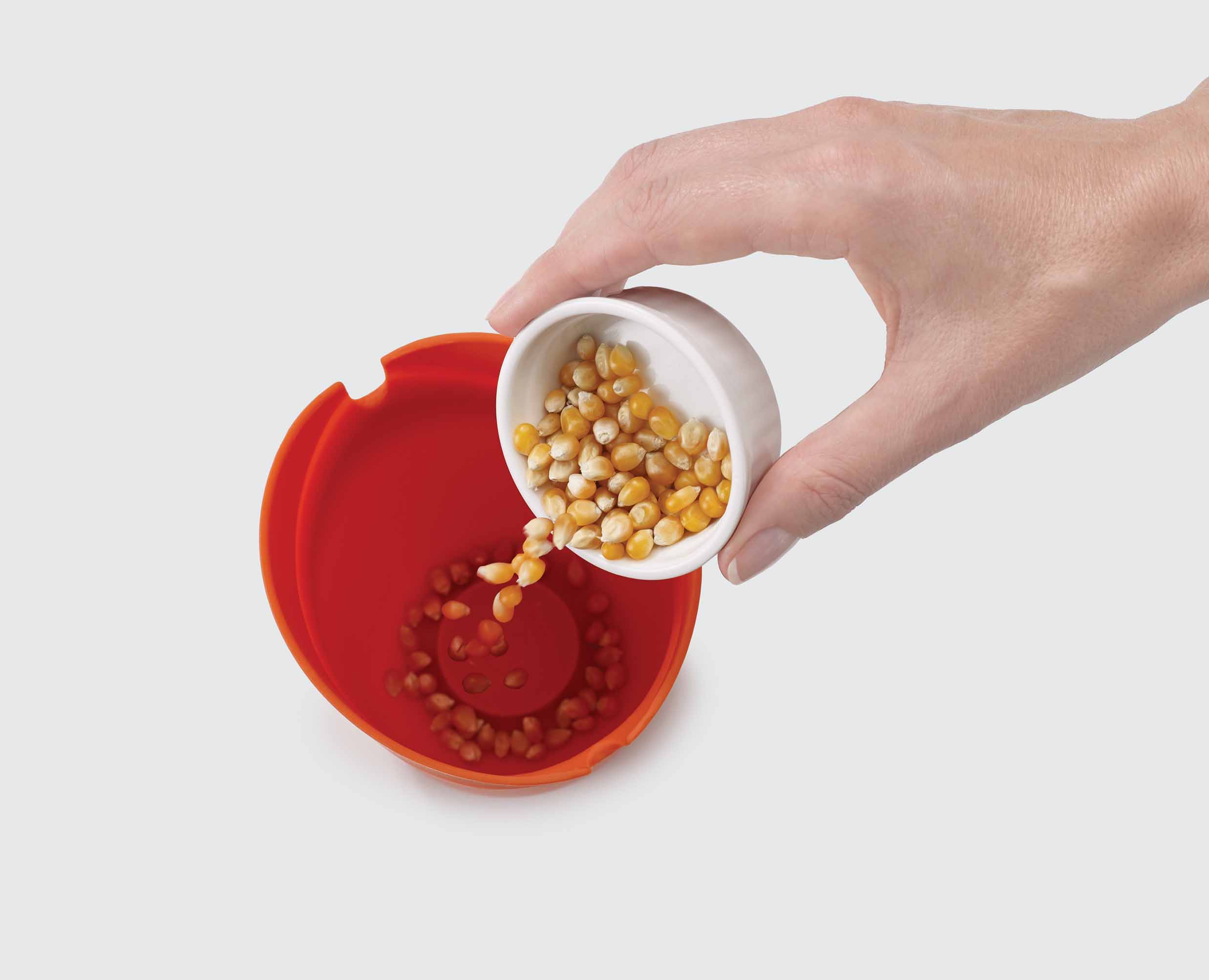 Set de 2 Cornets à Popcorn pour Micro-Ondes Orange M-Cuisine™ - Image 4