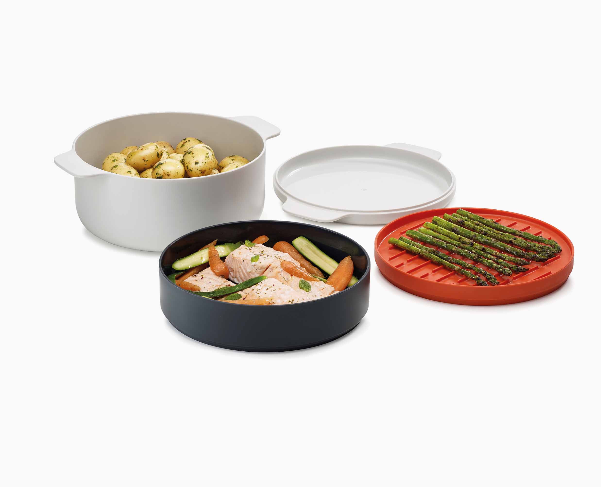 Set de 4 Outils de Cuisson pour Micro-ondes Orange M-Cuisine™ - Image 7