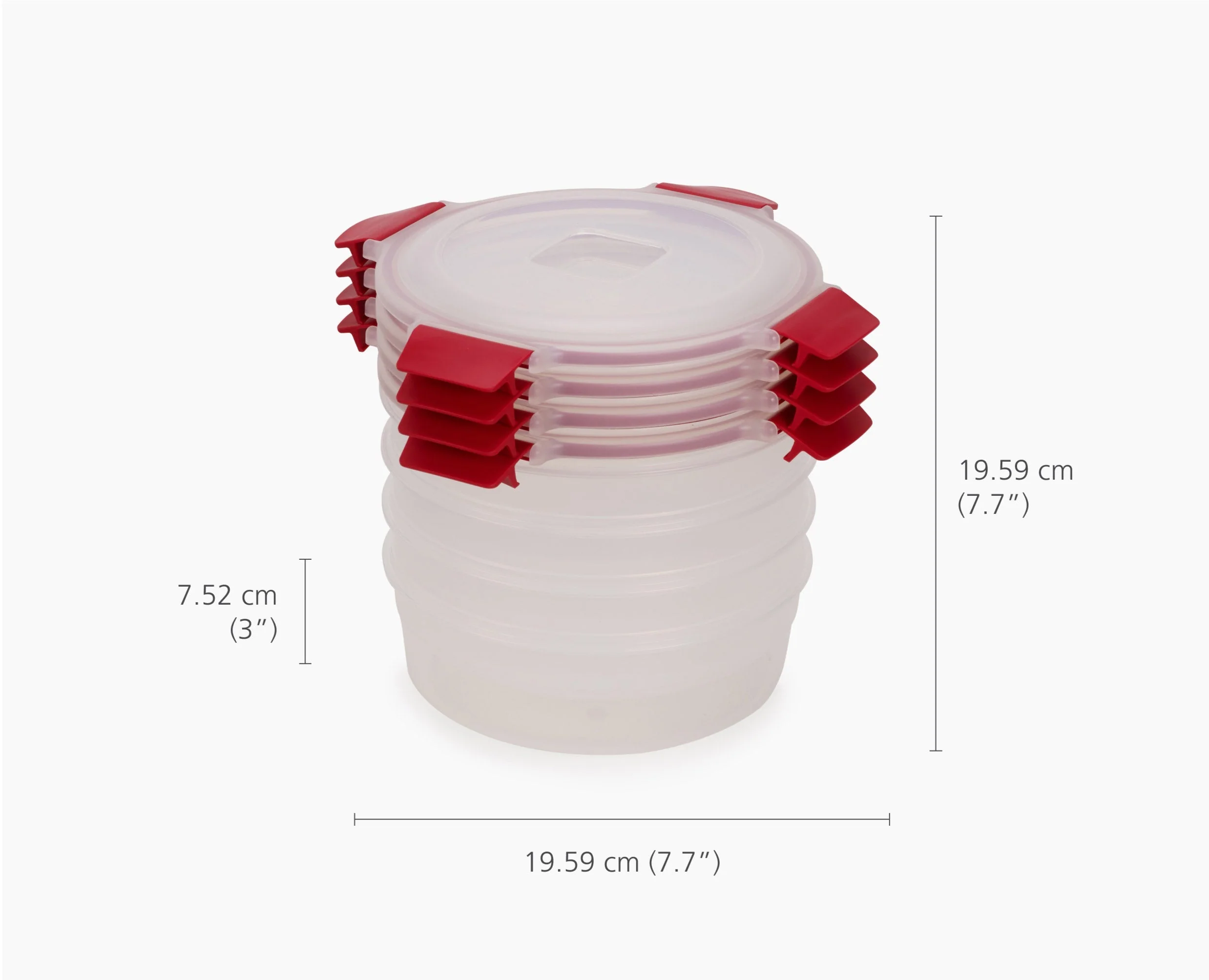 Set de 8 Contenants Rouges Nest Lock - Image 6