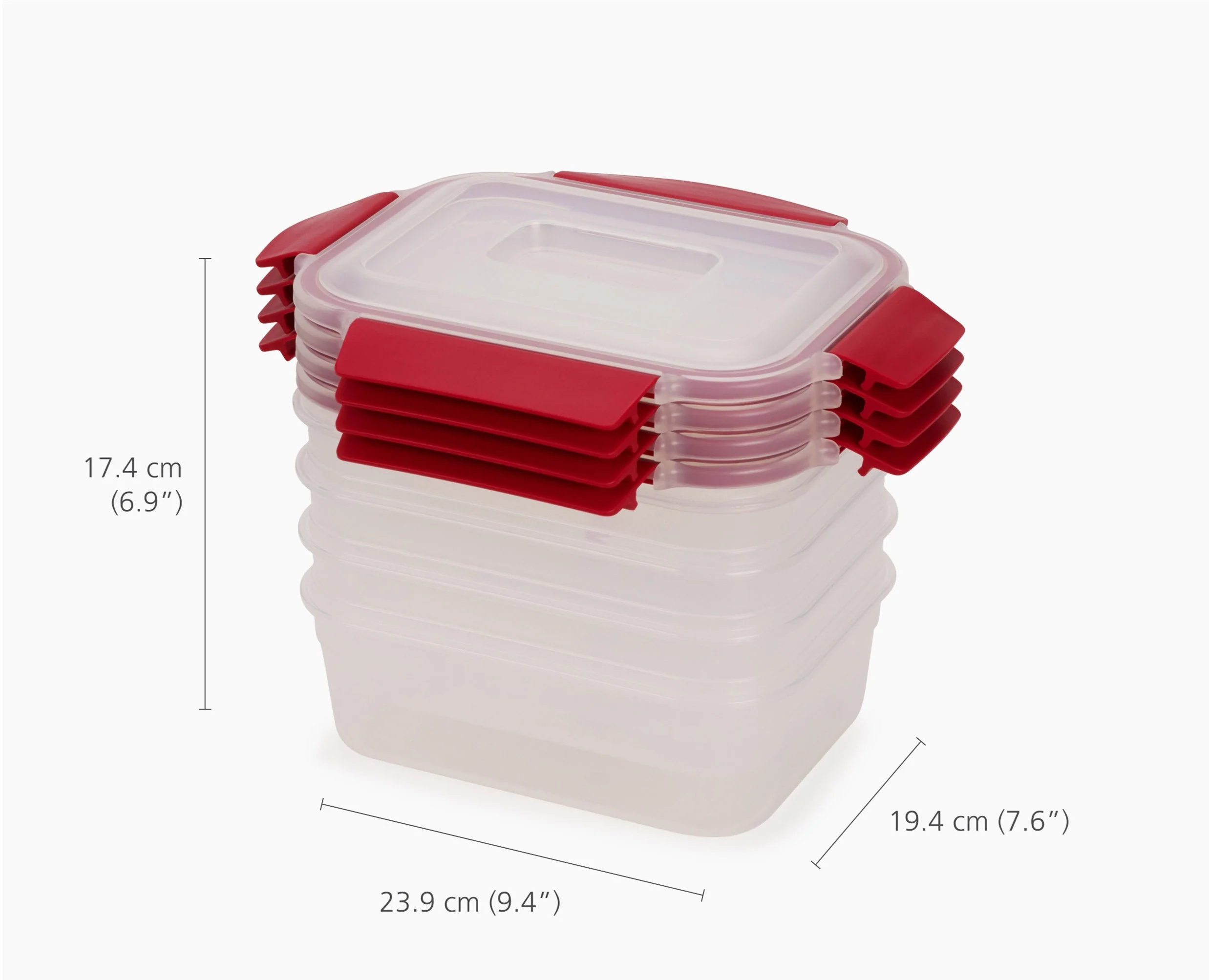 Set de 8 Contenants Rouges Nest Lock - Image 7