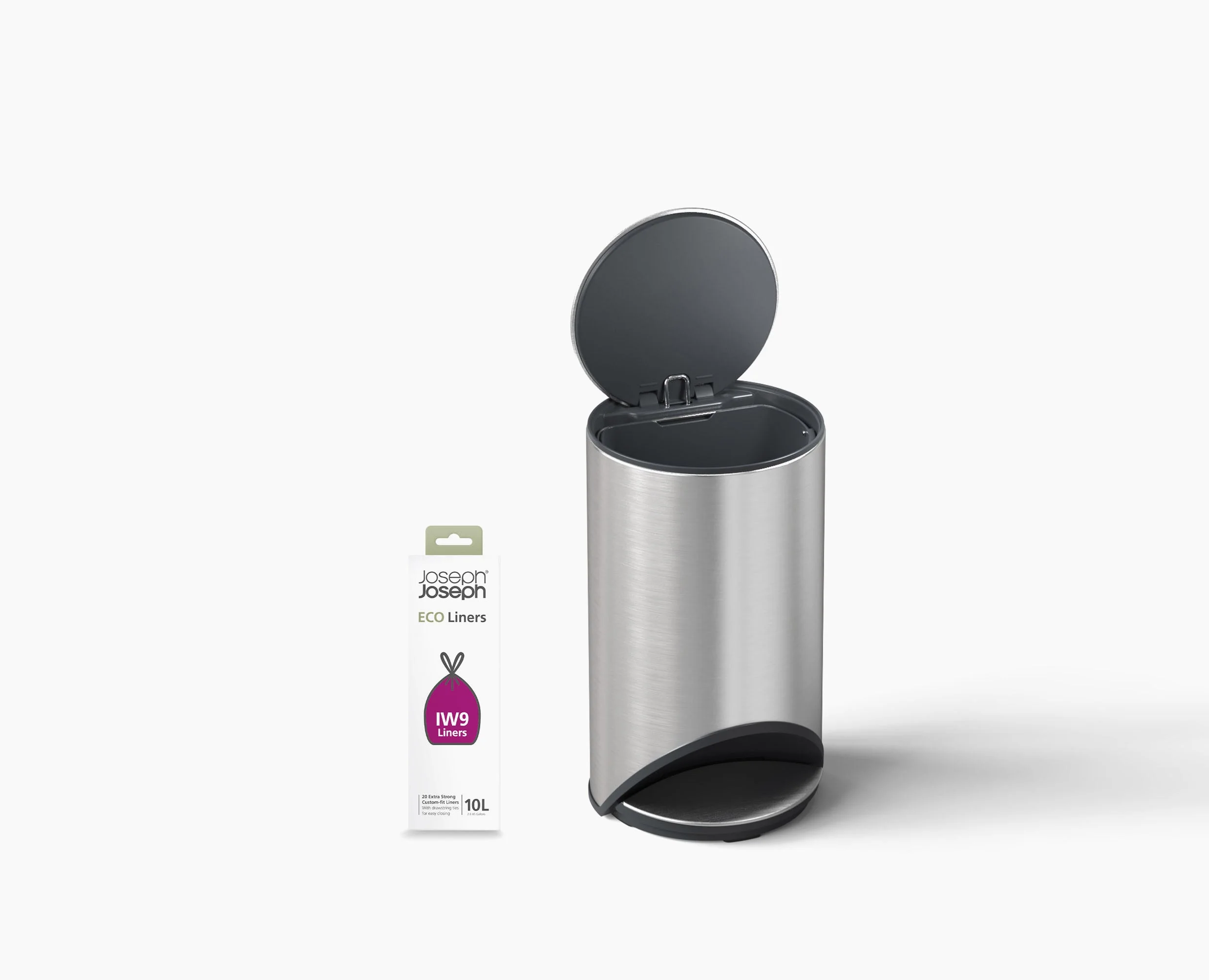 Set De Démarrage Arc™ 10L Pour Poubelle À Pédale En Acier Inoxydable, Ouverture Facile - Image 3