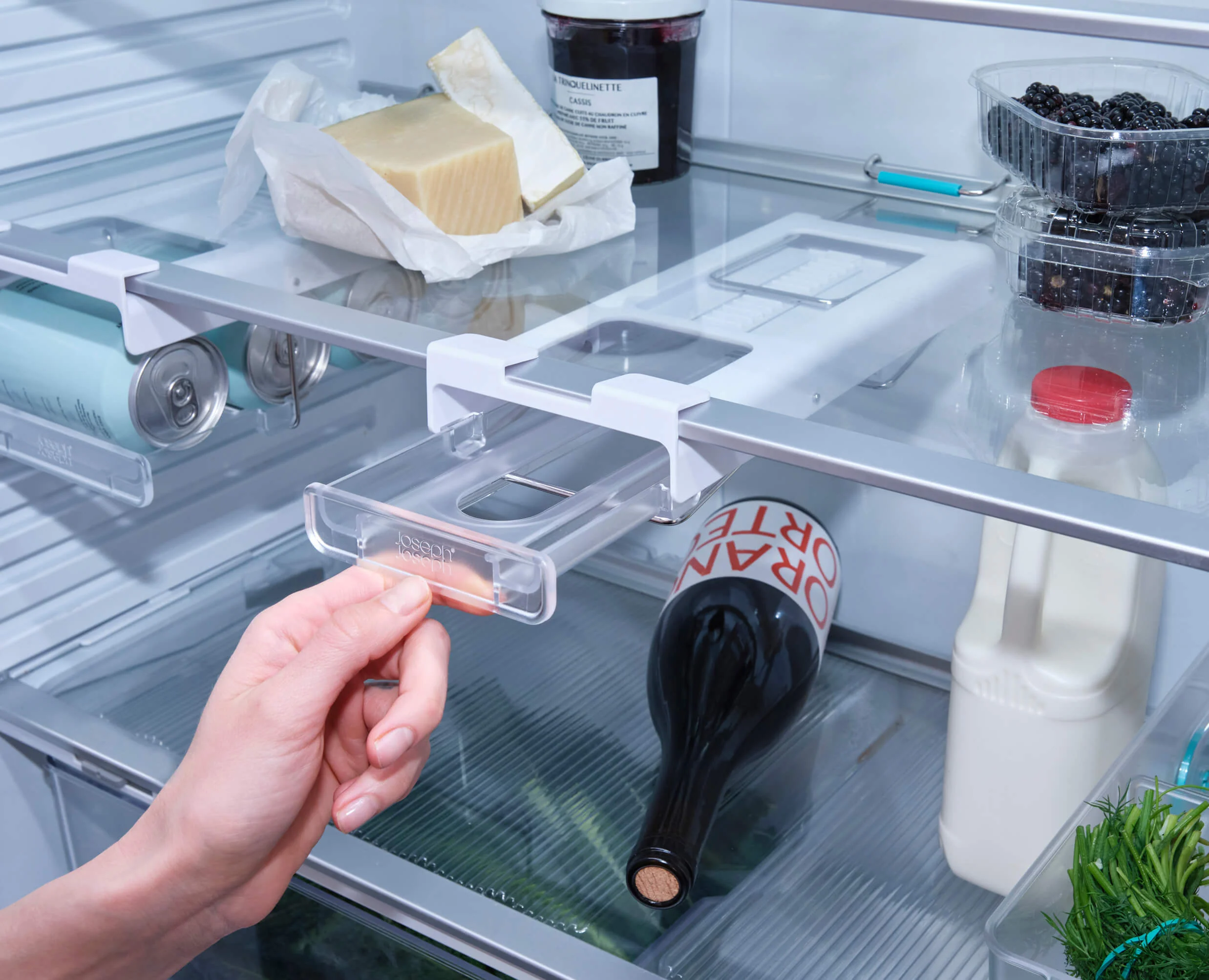 Set de deux Range-Bouteilles de Vin Sous Étagère Fridgestore™ - Image 5