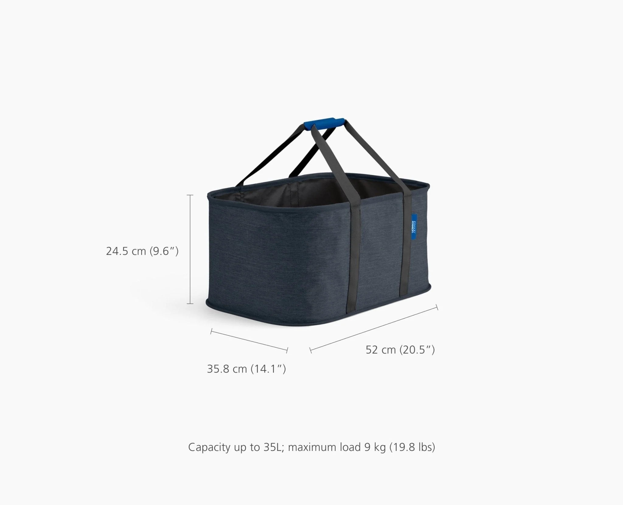 Set de Paniers à Linge 90L Tota et Panier Pliable 35L Hold-All™  Noir - Image 8