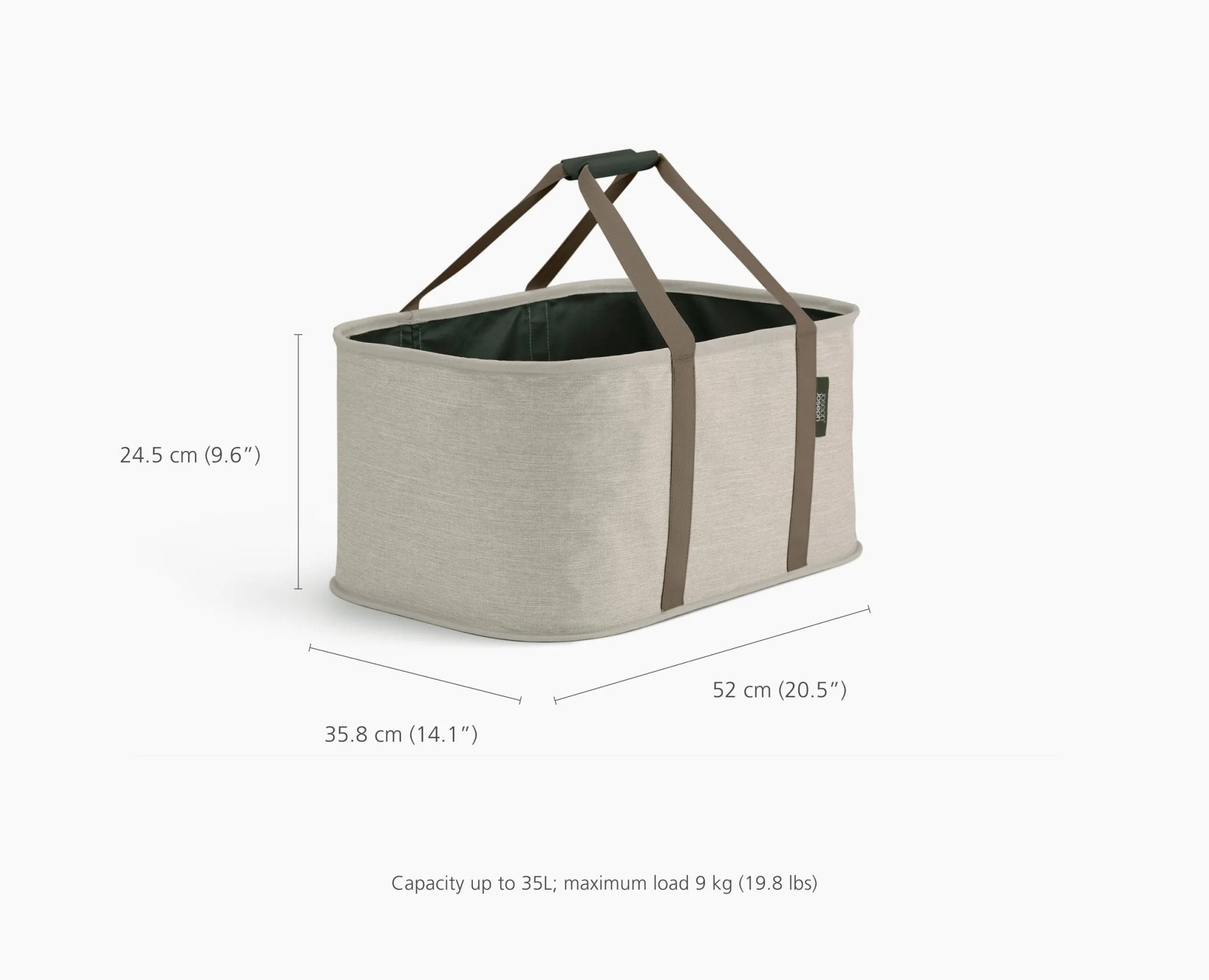Set de Paniers à Linge 90L Tota Trio et Panier Pliable Hold-All™ 35L Écru - Image 8