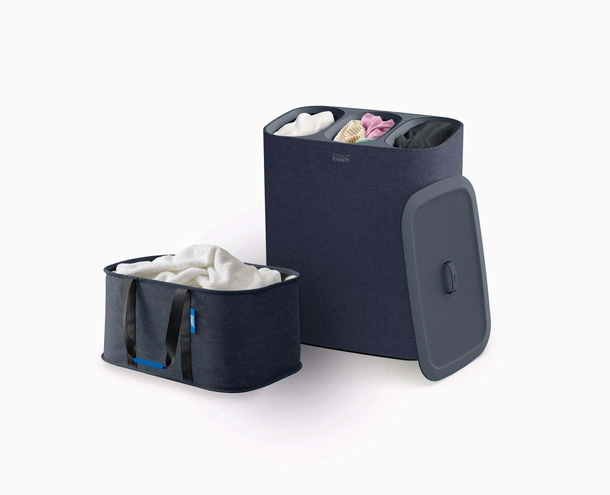 Set de Paniers à Linge 90L Tota Trio et Panier Pliable 35L Hold-All™ Noir - Image 3