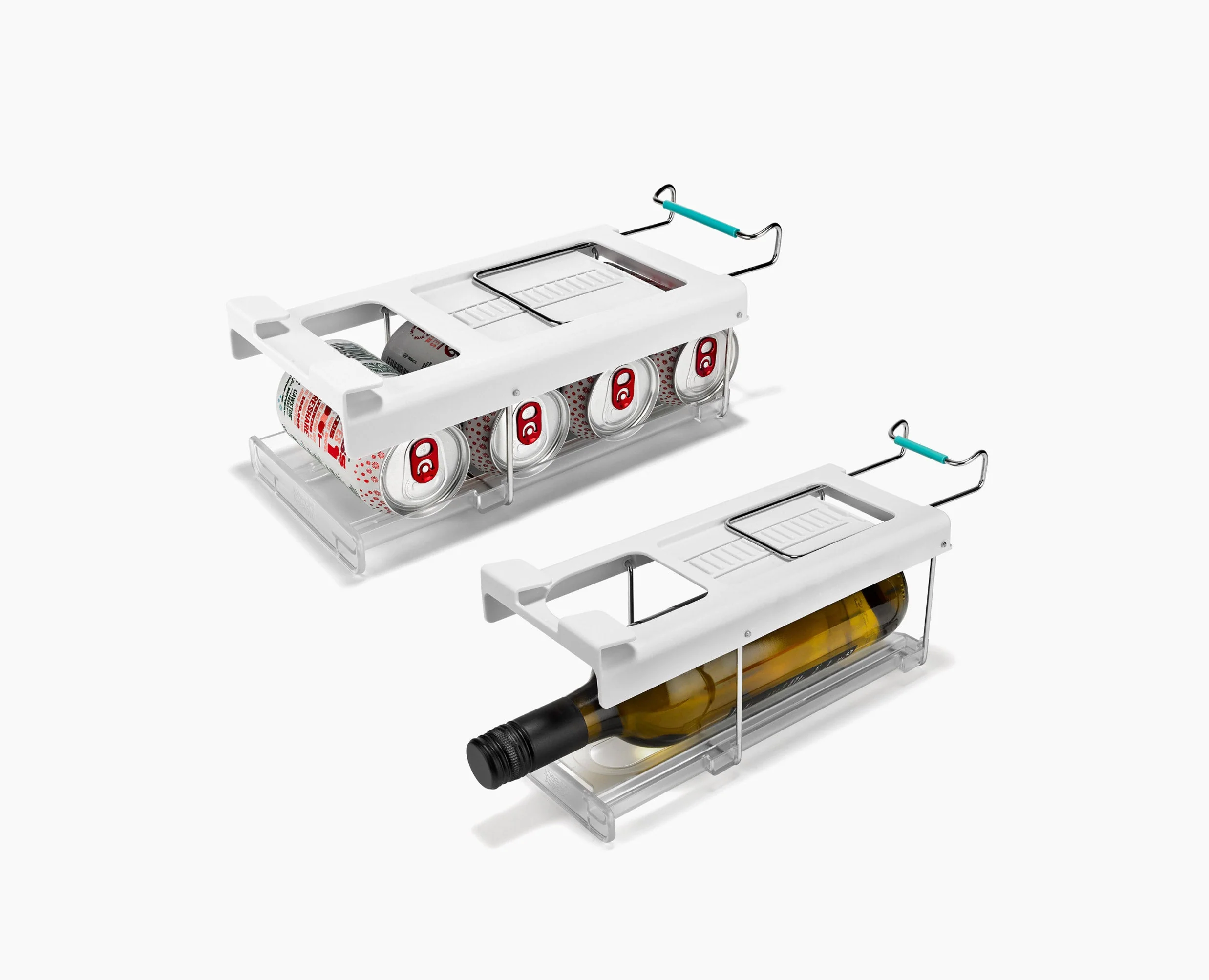 Set de Range-Bouteilles de Vin et de Canettes Sous Étagère Fridgestore™ - Image 3
