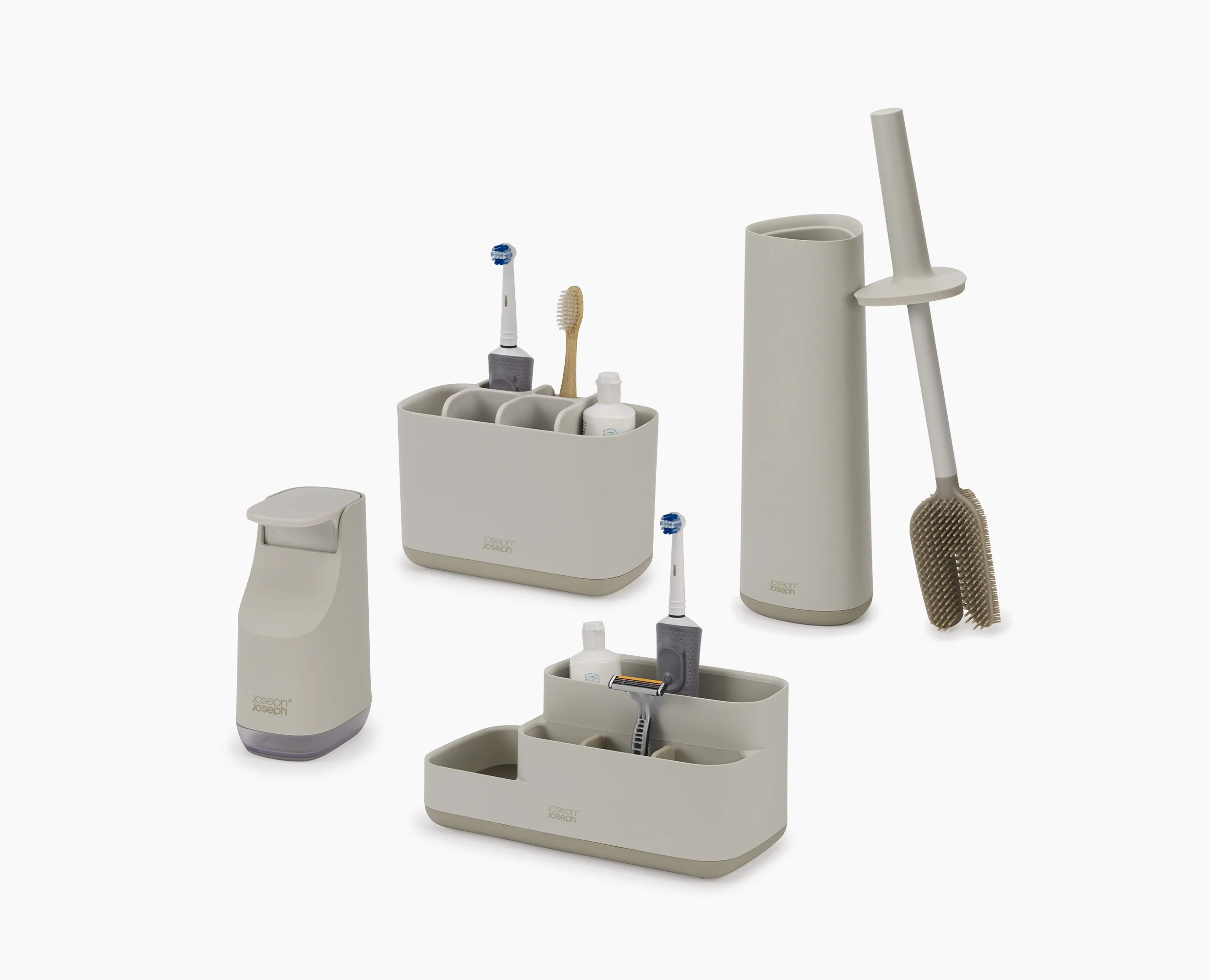 Set De Salle De Bain Ecru Mat - Image 3