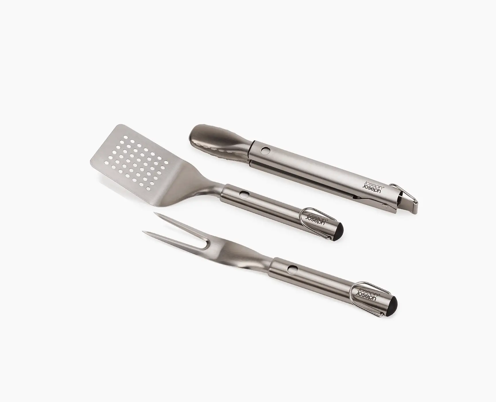 Set de Spatule, Pince & Fouchette Barbecue en Inox GrillOut™ - Image 3