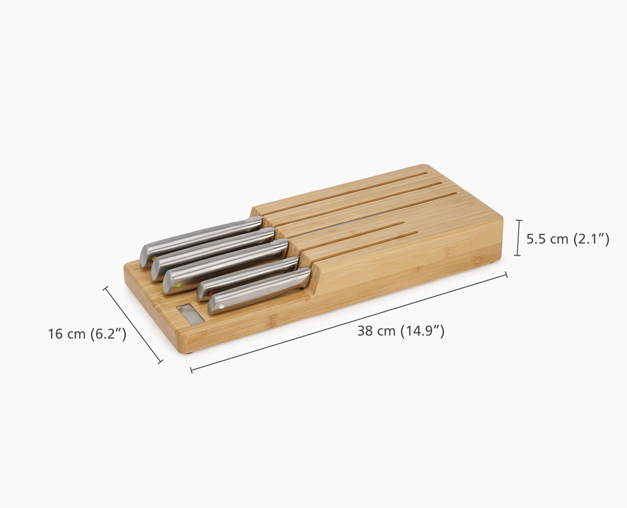 Socle en bambou Elevate™ pour couteaux en acier - Image 9