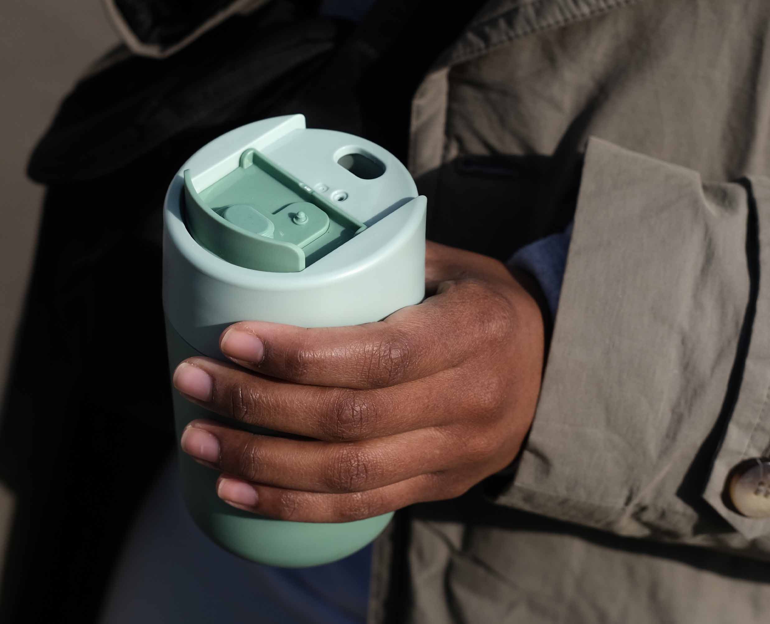 Mug Réutilisable Vert 340ml Sipp™ - Image 3