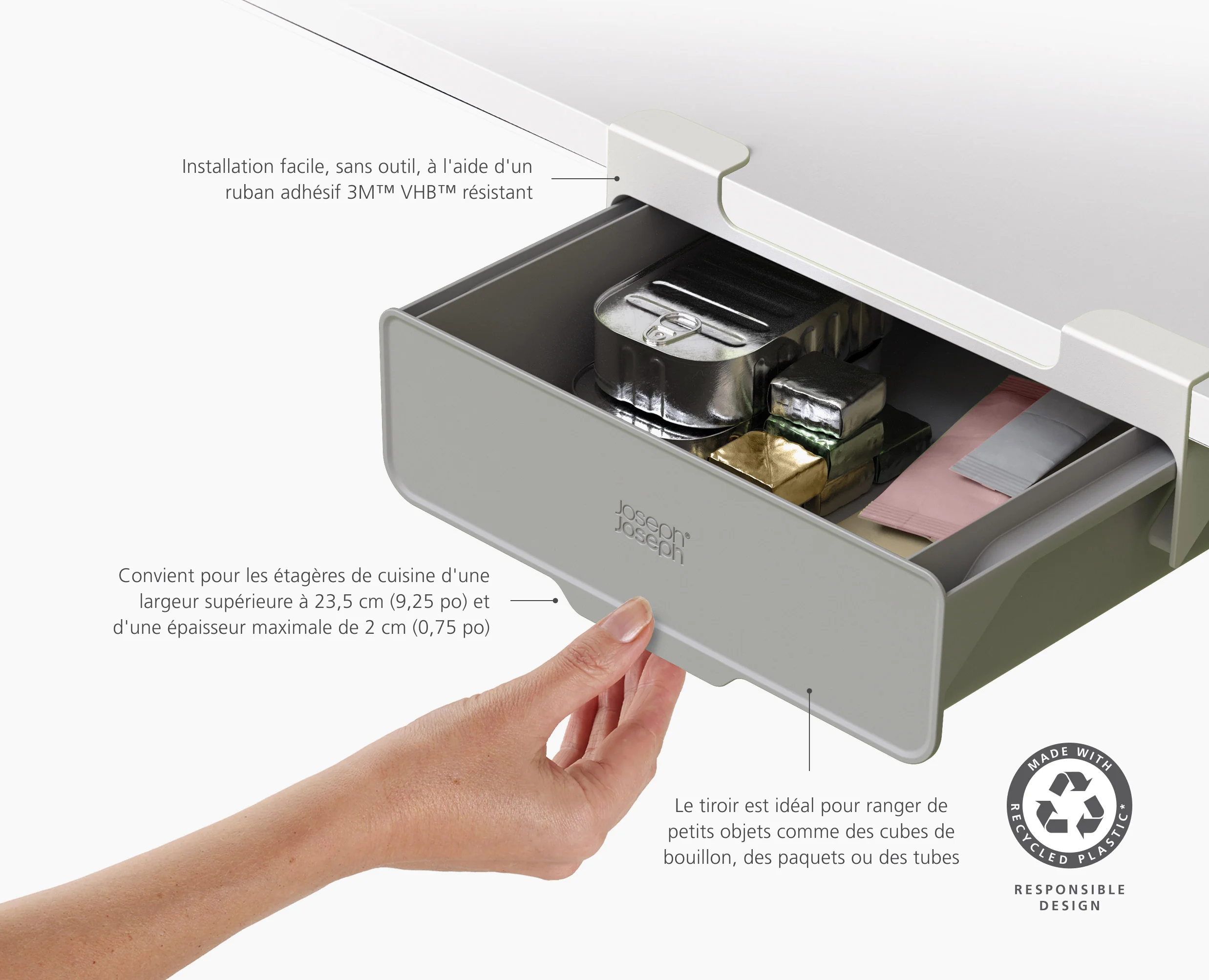Tiroir Sous Étagère Recyclé Cupboardstore™ - Image 6