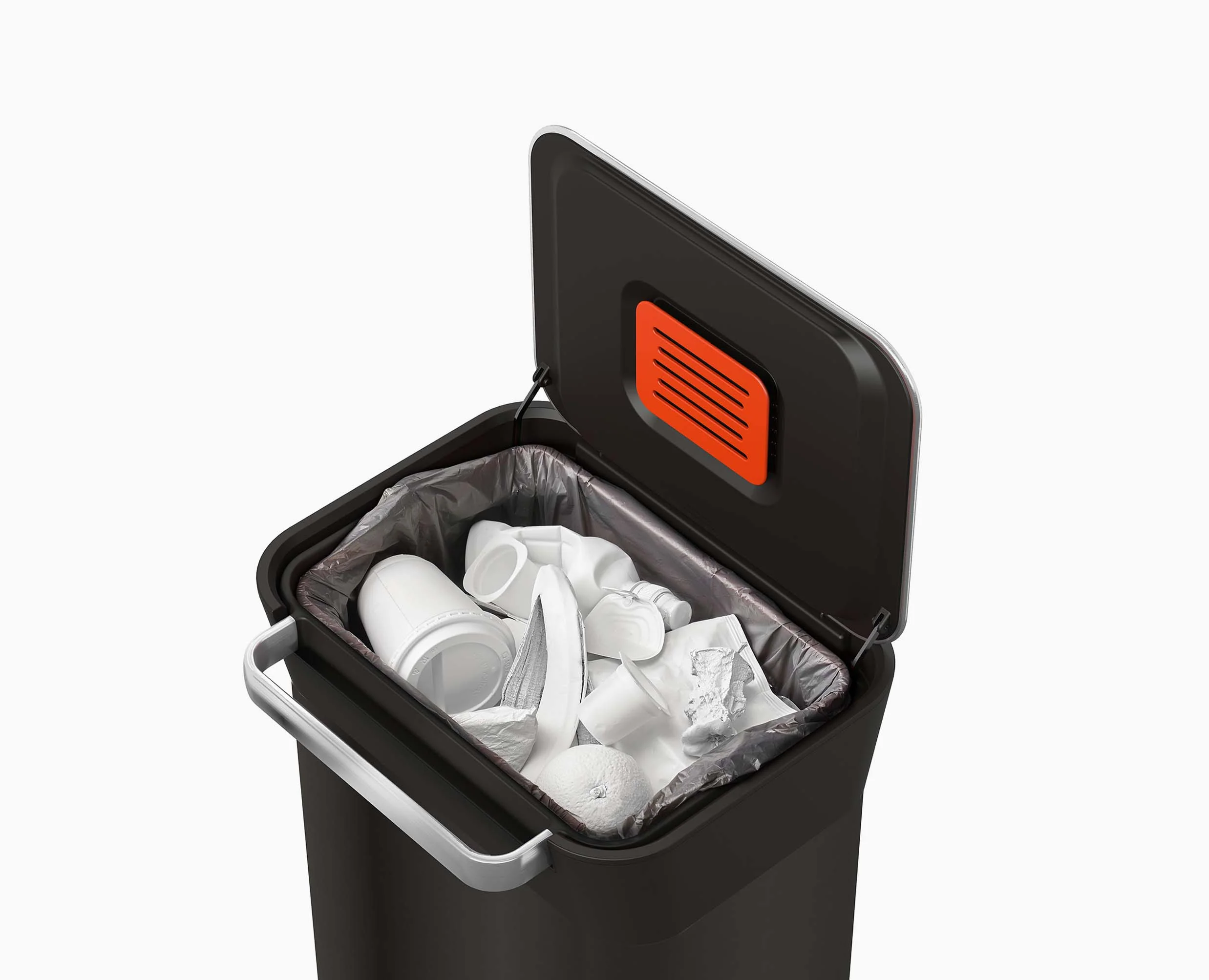 Poubelle Compacteur de Déchets 30L Noir Titan - Image 4