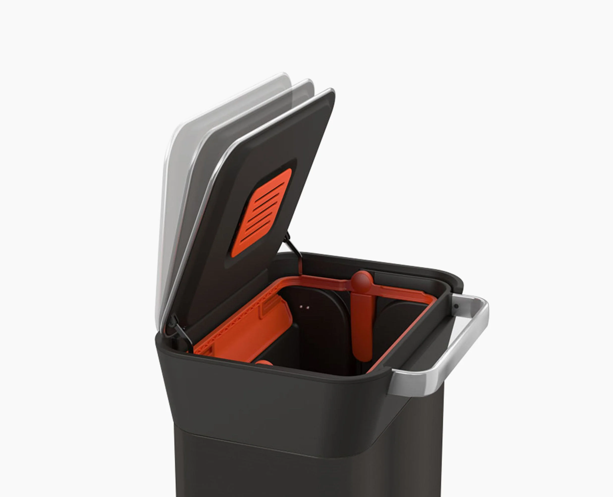 Poubelle Compacteur de Déchets 30L Noir Titan - Image 6