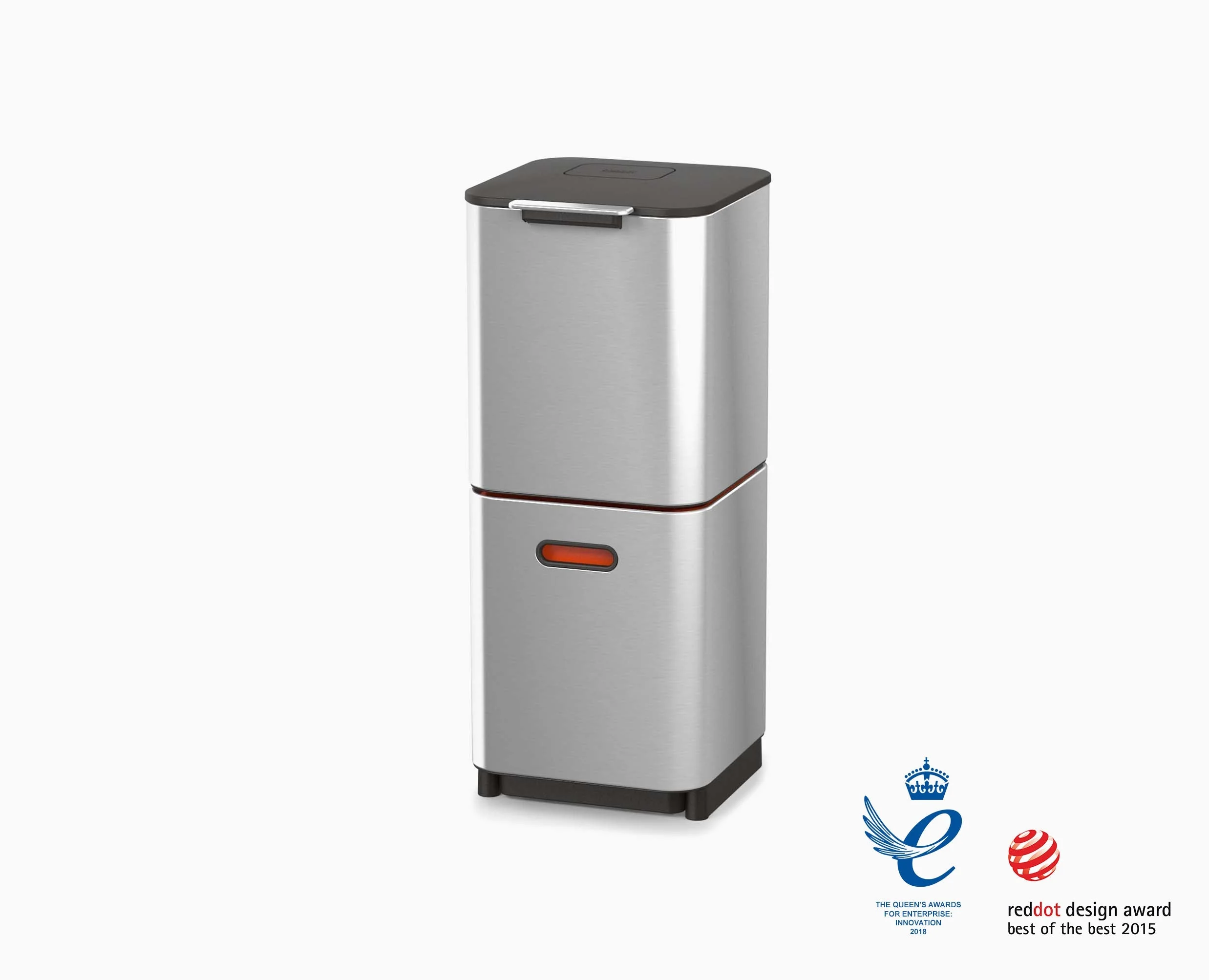 Poubelle de Tri Sélectif Inox 40 Litres Totem - Image 4