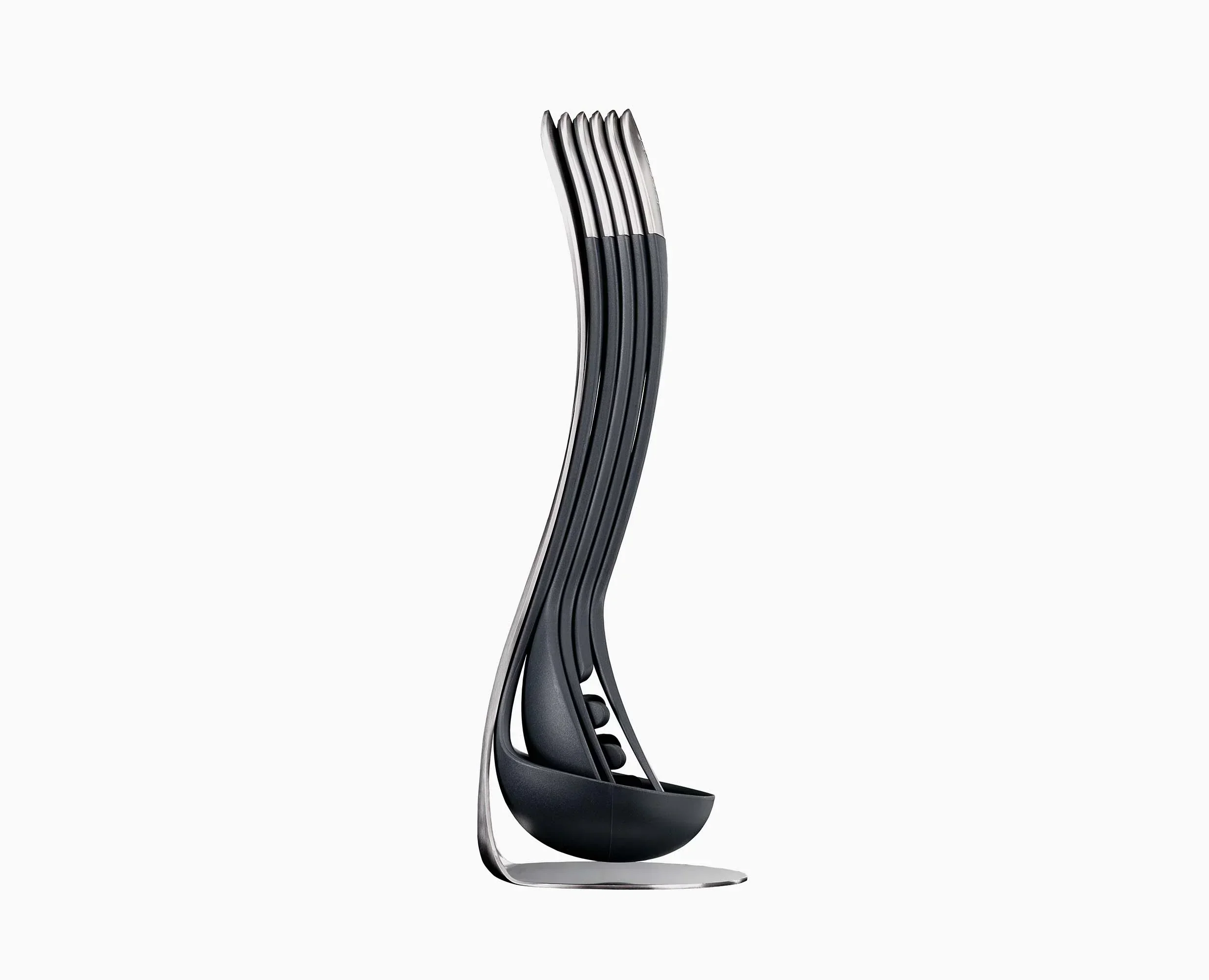Set de 5 Ustensiles de Cuisine Empilables aux Poignées Magnétiques Inox Nest™ - Image 8